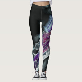 Vibrant scale leggings