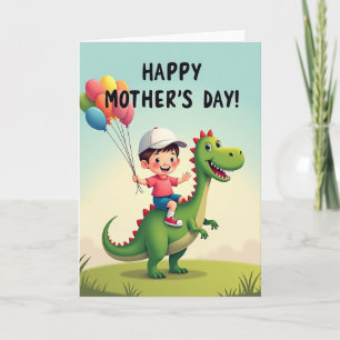 Vibrant Scene Mothers Day Card