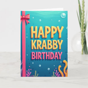 Vibrant Sea Birthday Card