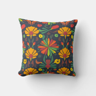 Vibrant Seamless Pattern Pillow - Bold Home Decor