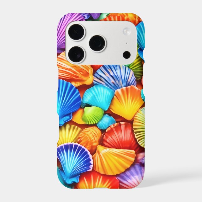 Vibrant Seashell Symphony Art (Back)