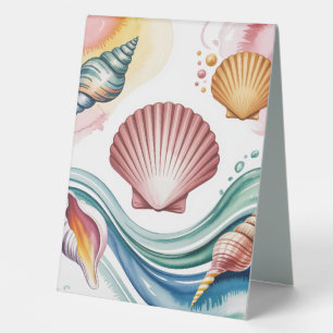 Vibrant Seashell Watercolor Art Print