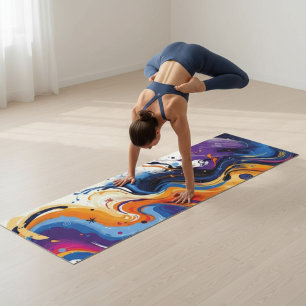 Vibrant Serenity Yoga Mat