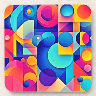 Vibrant Shape Play Coaster