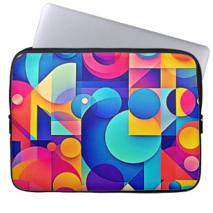 Vibrant Shape Play Laptop Sleeve