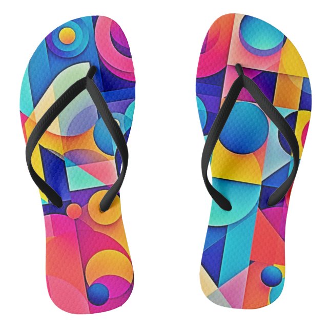 Vibrant Shape Play Thongs (Footbed)