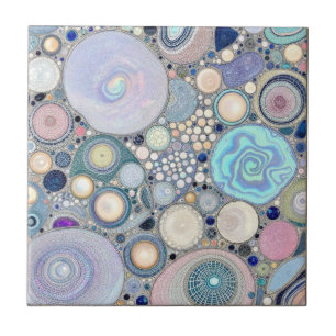 Vibrant Shape Spectrum Ceramic Tile
