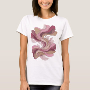 Vibrant Silver ABSTRACT ART Abstract Design T-Shirt