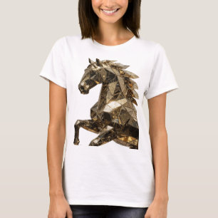 Vibrant Silver ABSTRACT ART Statement Design T-Shirt