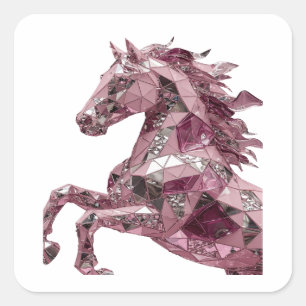 Vibrant Silver Abstract Craft Sticker