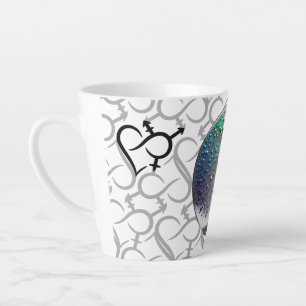 Vibrant Silver PRIDE sphere Tree Latte Mug