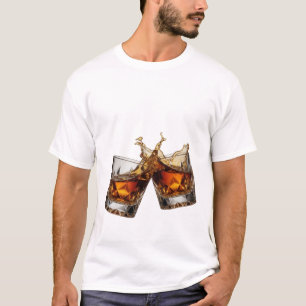 Vibrant Silver WHISKY SPLASH Tee