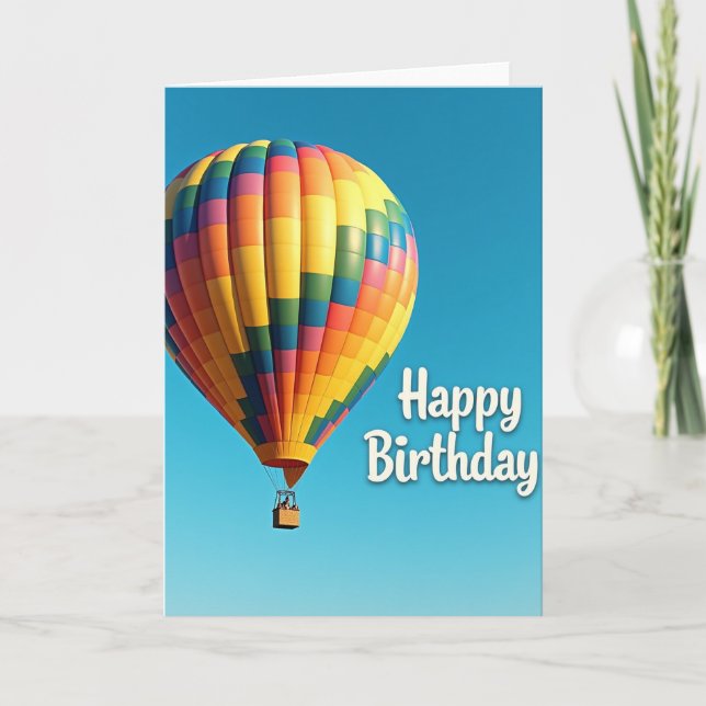 Vibrant Sky Birthday Card (Front)