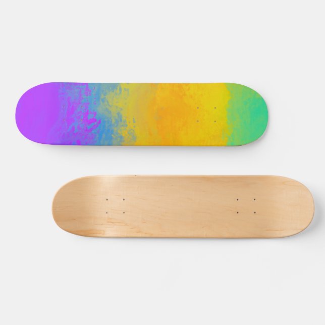Vibrant Sky Skateboard (Horz)