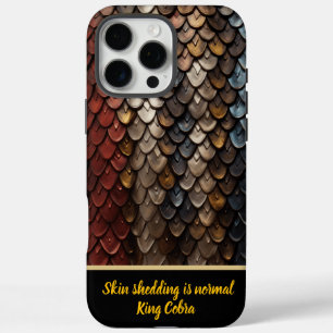 Vibrant snakeskin patterns in nature iPhone 16 pro max case