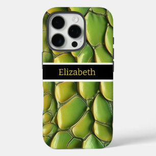 Vibrant snakeskin patterns in sunlight iPhone 16 pro case