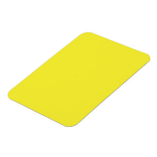 Vibrant Solid Yellow Background  Magnet