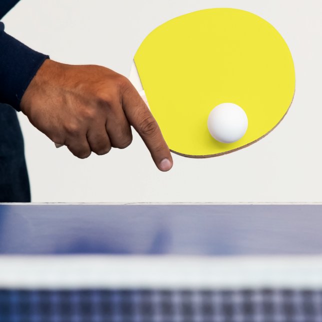 Vibrant Solid Yellow Background  Ping Pong Paddle (Insitu)