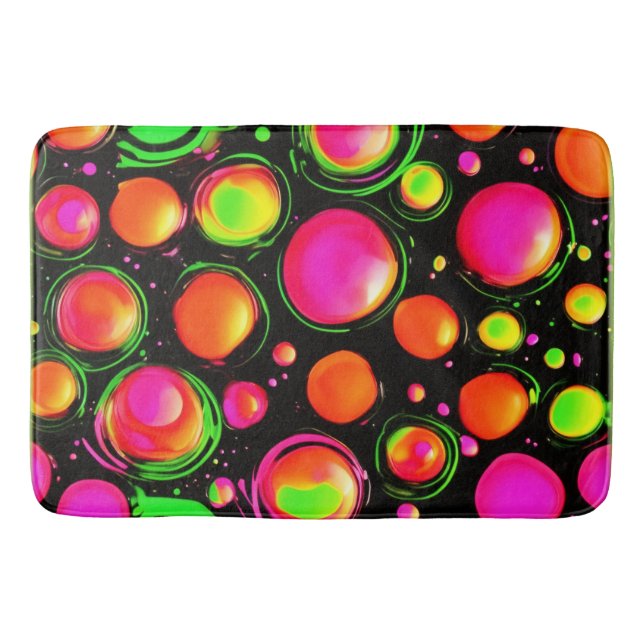 Vibrant Sphere Ballet Bath Mat (Front)