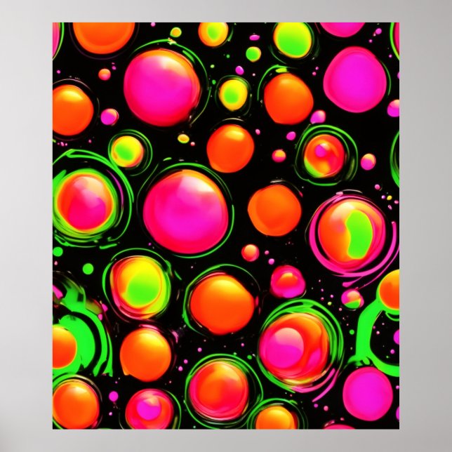 Vibrant Sphere Ballet Poster (Front)