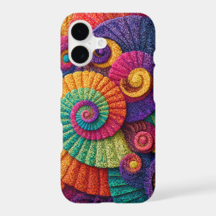 Vibrant Spiral Abstract Patterns