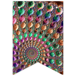 Vibrant Spiral Bunting