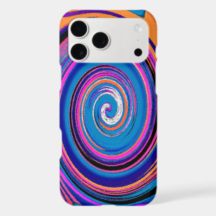Vibrant Spiral Energy iPhone Case – Abstract Psych