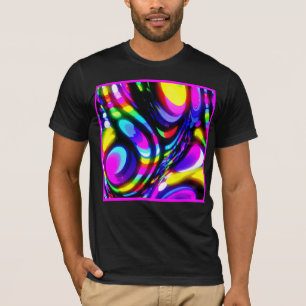 Vibrant Spiral Fantasy Pattern T-Shirt