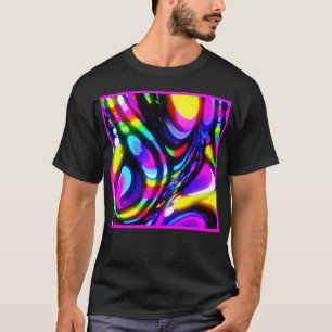 Vibrant Spiral Fantasy Pattern T-Shirt