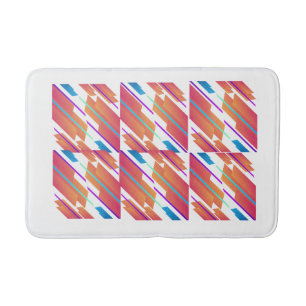 Vibrant Splash Colourful Bath Mat