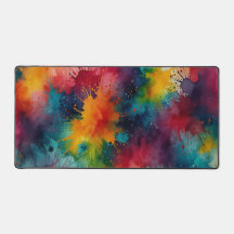 Vibrant Splash Mousepad – Bold and Colourful Desig