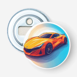 Vibrant Sports Car with Modern Design Bottle Opener