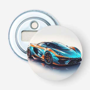 Vibrant Sports Car with Modern Design Bottle Opener