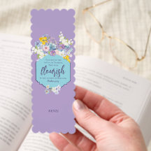 Vibrant Spring Flowers Bible Verse Personalised