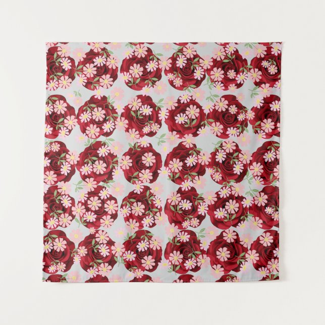 Vibrant Square Tapestry (57" x 57") (Front)