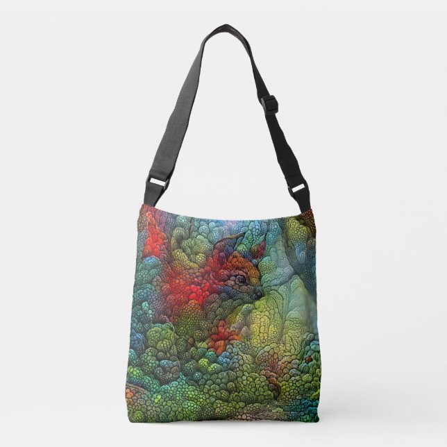 Vibrant Squirrel (Cherish)- Crossbody Bag (Front)