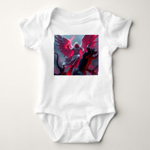 Vibrant St Michael the Archangel Baby Jumper Bodysuit