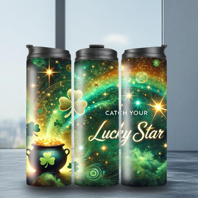 Vibrant St. Patrick's Cosmicore Tumbler (Creator Uploaded)