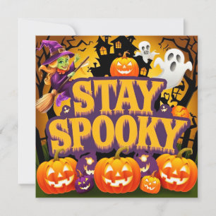 Vibrant Stay Spooky halloween Invitation