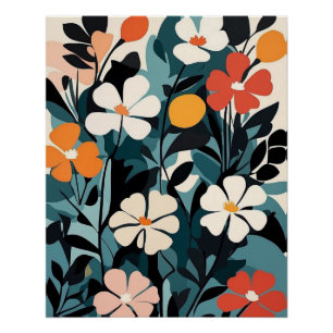 Vibrant Summer Bouquet Painting Poster