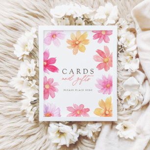 Vibrant Summer Cards & Gifts Baby Shower Sign