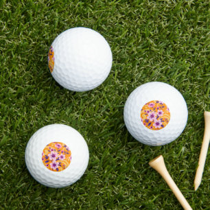 Vibrant Summer Floral-Dopamine Style- Golf Balls