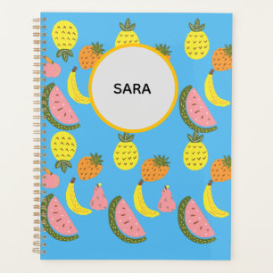 Vibrant Summer Fruits Pattern planner