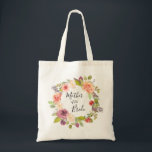 Vibrant Summer Mother Of The Bride Tote Bag<br><div class="desc">Our vibrant summer floral collection features beautiful watercolor summer flowers and foliage in striking pink and coral with matching backgrounds for an exciting yet elegant design that is great for all round wedding collection, office or personal items. Check our store for a whole collection and plenty items to choose from....</div>