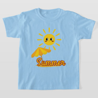 Vibrant Summer Sunshine Design T-Shirt