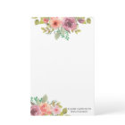 Vibrant Summer Watercolor Florals Stationery Paper