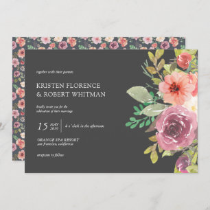 Vibrant Summer   Wedding Invitation