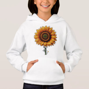 Vibrant Sunflower Illustration Design Girls