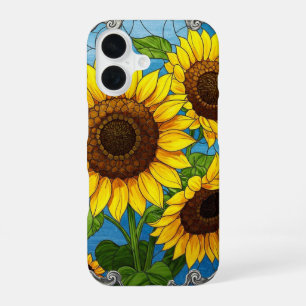 Vibrant Sunflowers iPhone 16 Case