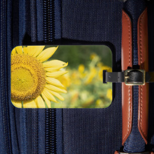 Vibrant Sunflowers Luggage Tag